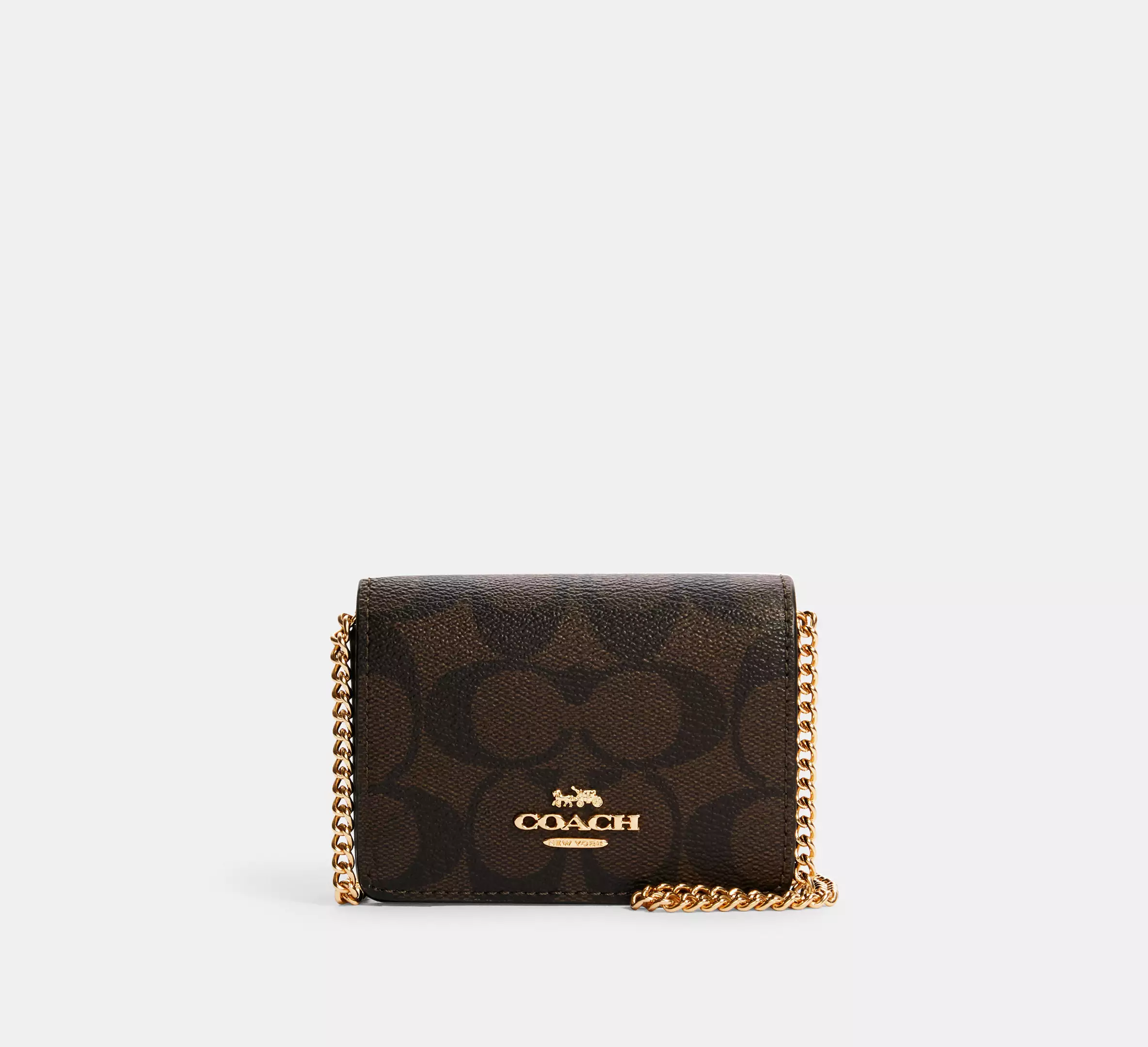 Mini Wallet on a Chain in Signature Canvas