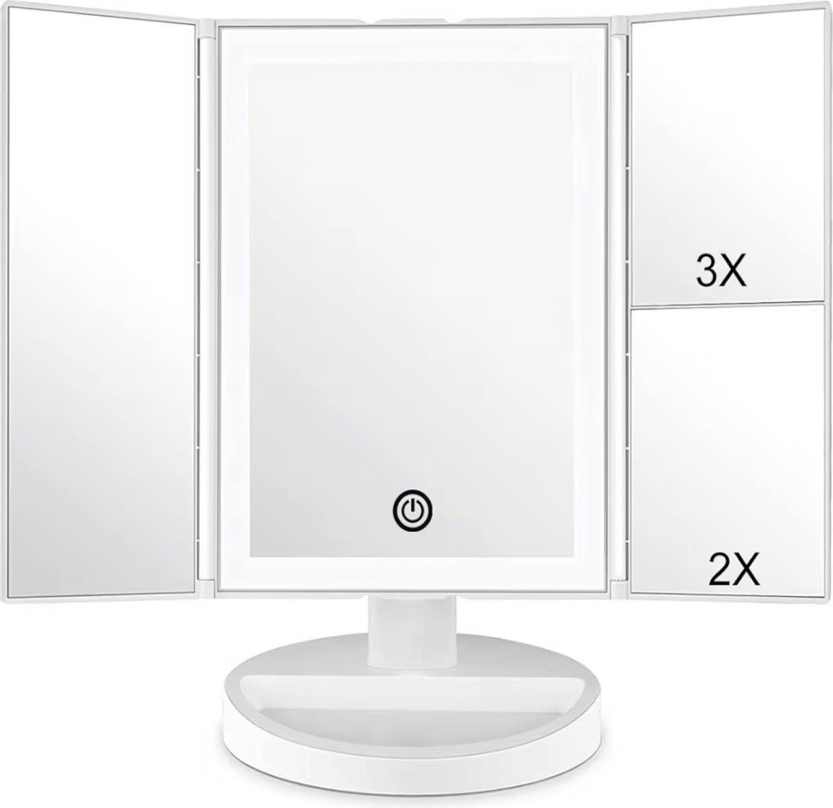 WEILY Makeup Vanity Mirror with LED Lighting and Touch Screen