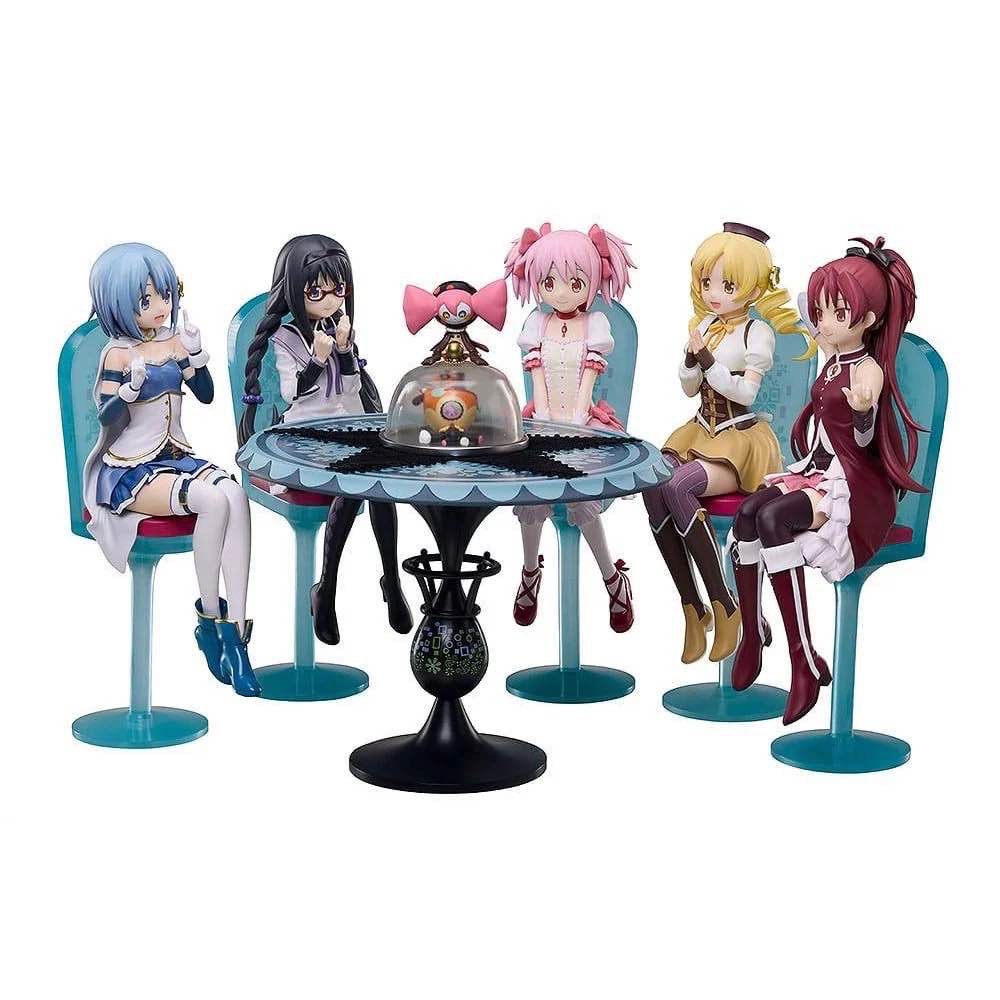 Puella Magi Madoka Magica The Movie: Rebellion PVC Statue Tea Party Cake Song Ver. Set 18cm