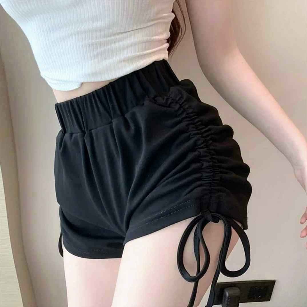Drawstring Lace Up Casual Shorts