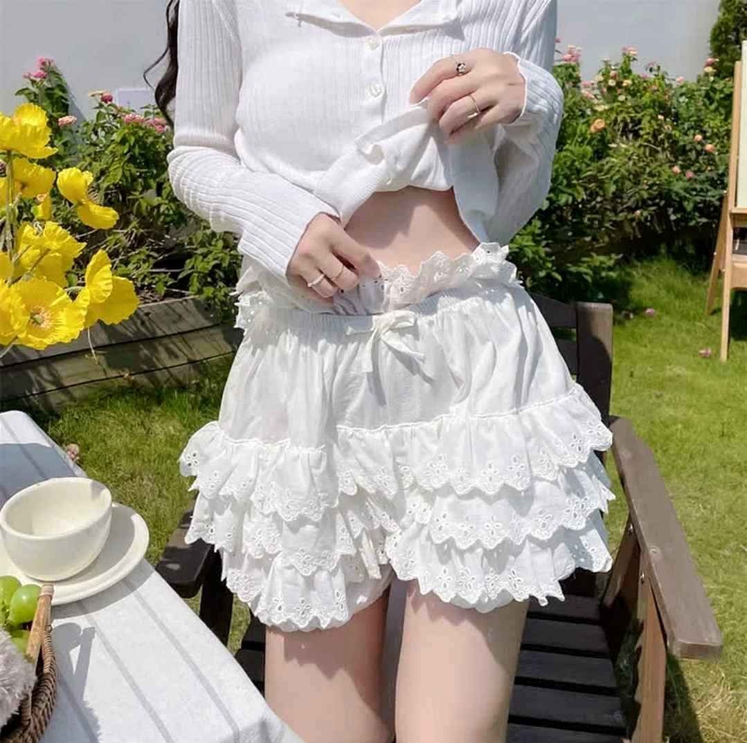High Waist Lace Undershorts