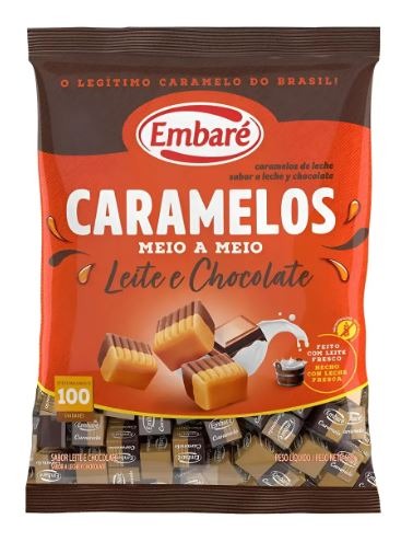 Caramelos chocolate y leche