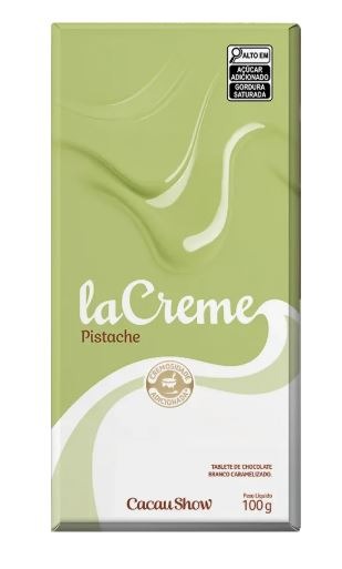 Chocolate blanco con pistacho
