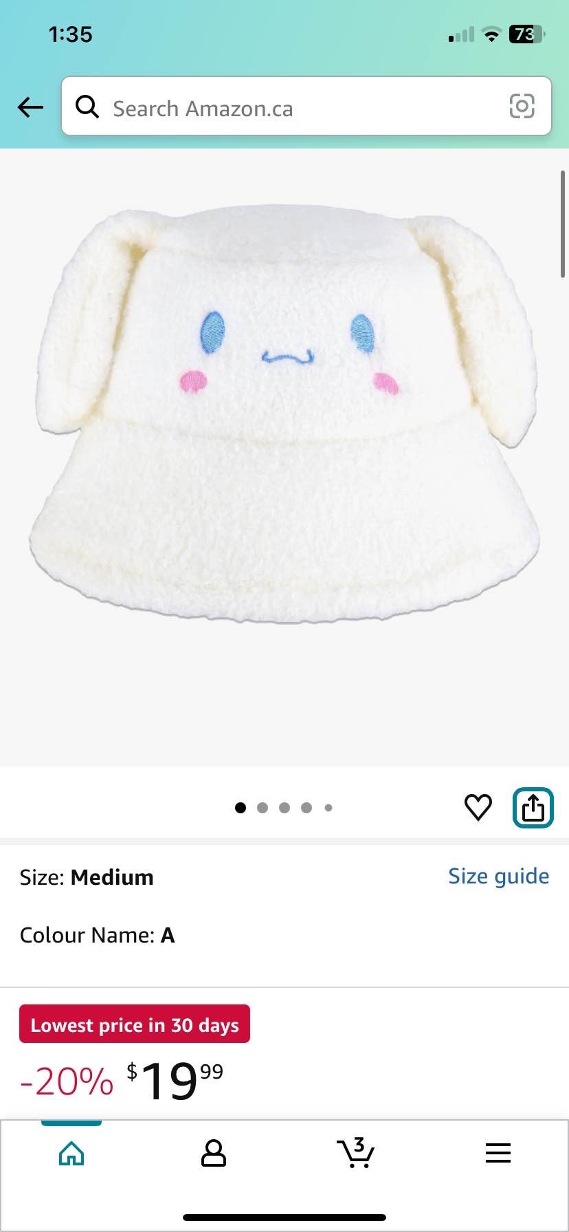 Cinnamoroll bucket hat