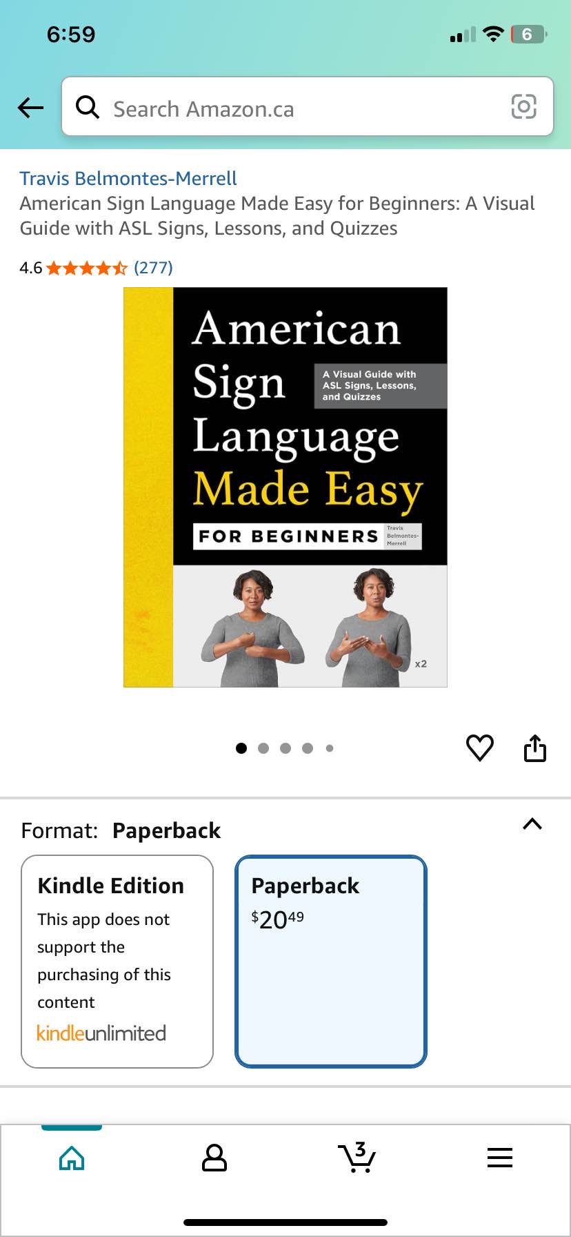 American Sign Language book