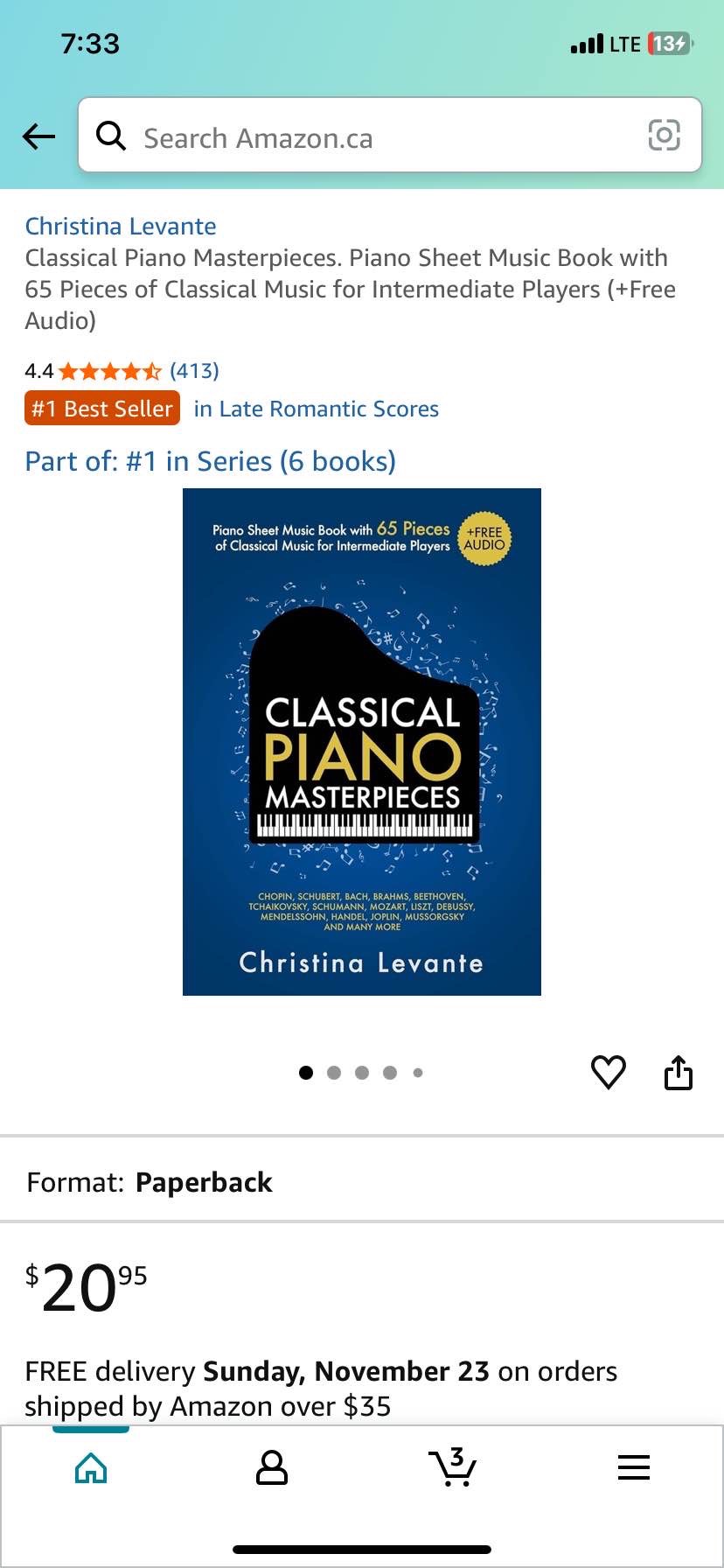 Classical piano masterpieces