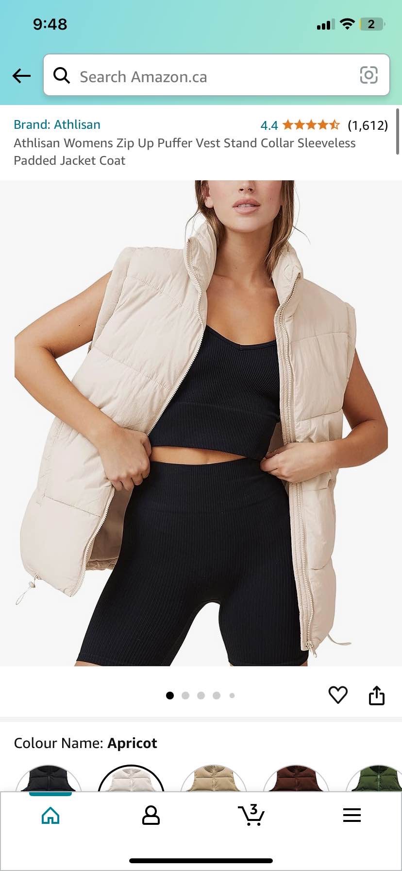 Athlisan Womens Zip Up Puffer Vest Stand Collar Sleeveless Padded Jacket Coat : Amazon.ca: Clothing, Shoes &amp; Accessories