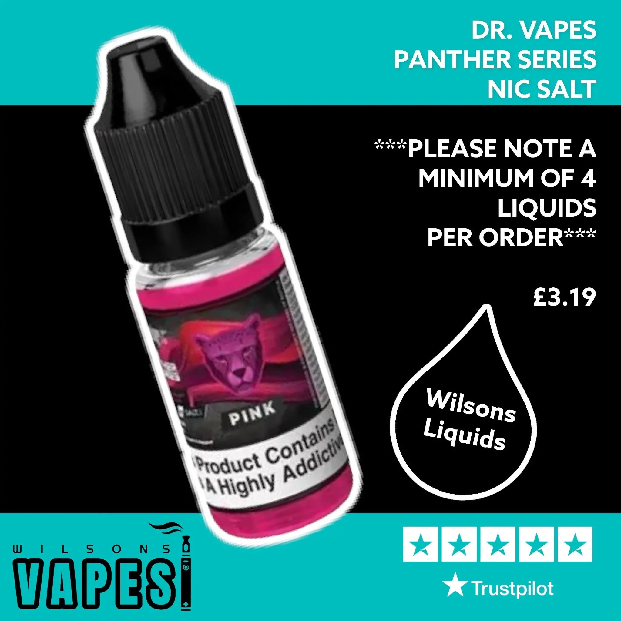 Buy Dr. Vapes Panther Series Nic Salt At £3.19 From Wilsonsvapes