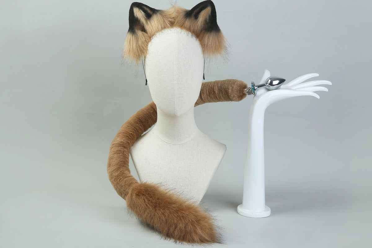 Lion Butt Plug Tail & Ears