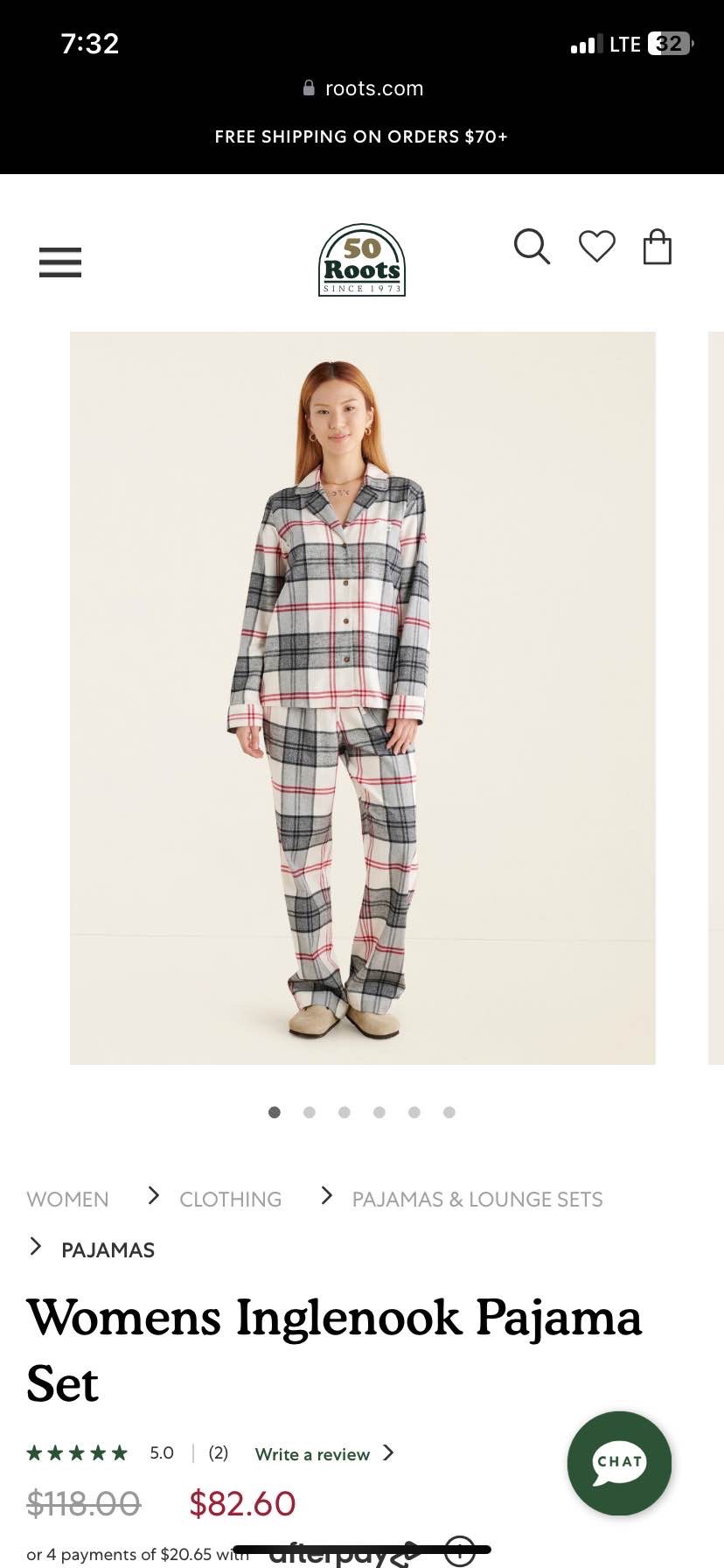 Womens Inglenook Pajama Set