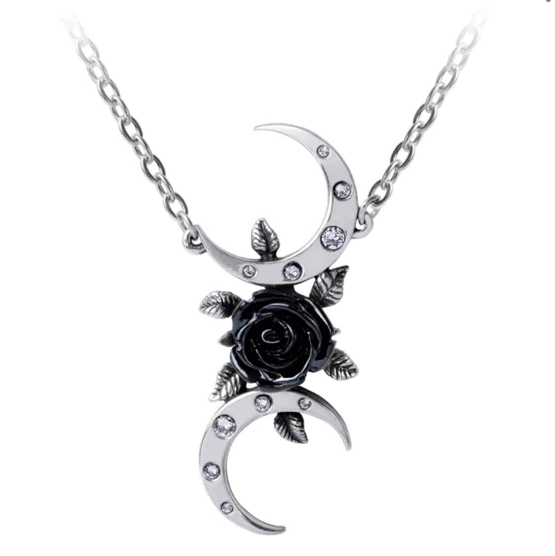 ALCHEMY OF ENGLAND CRESCENT MOON GODDESS NECKLACE