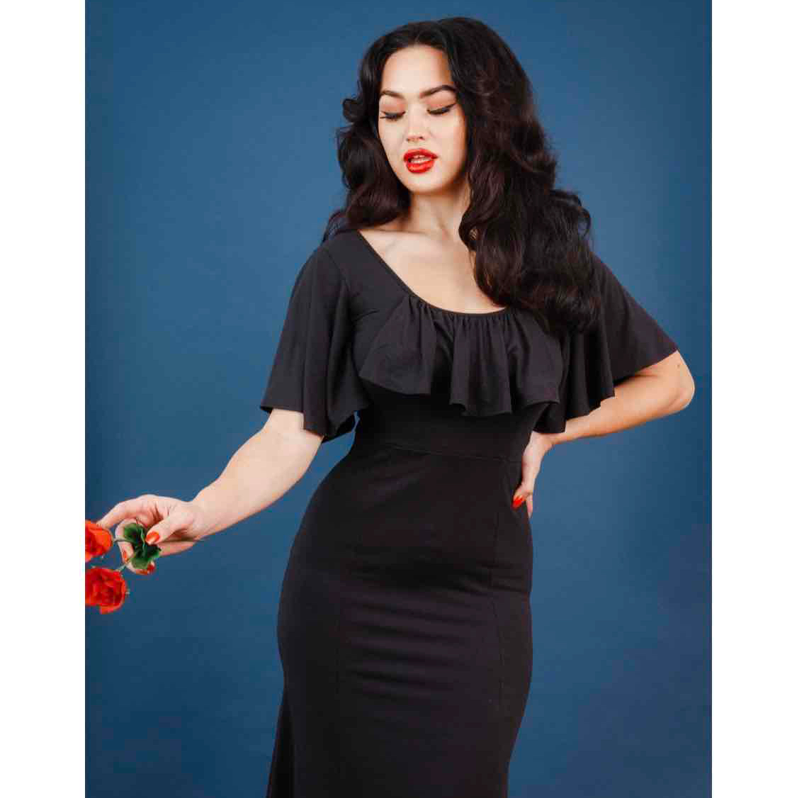 WAX POETIC DUCHESS DRESS BLACK