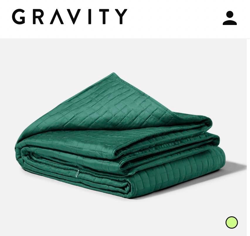 Gravity Cooling Weighted Blanket