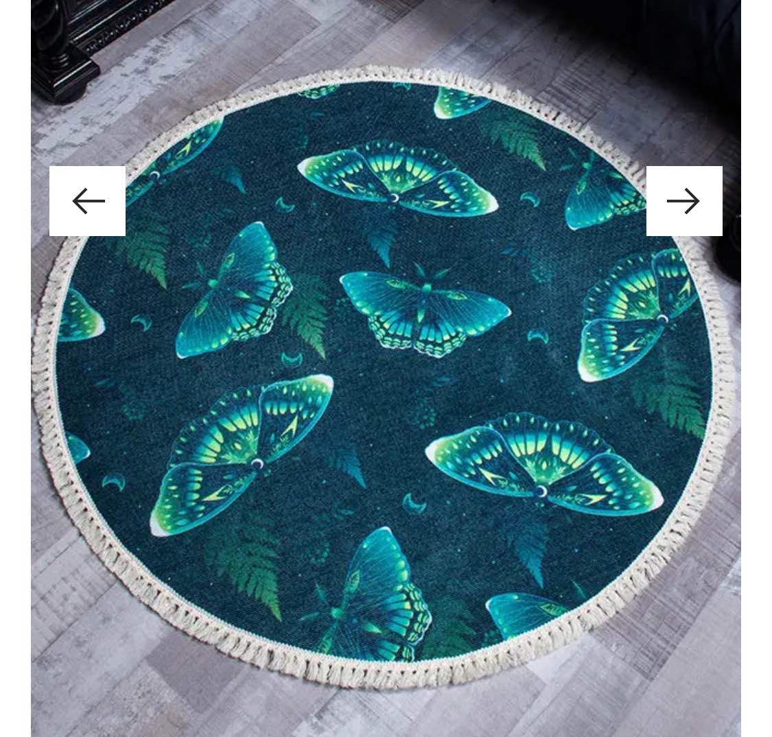 La Bella Luna Fringed Rug
