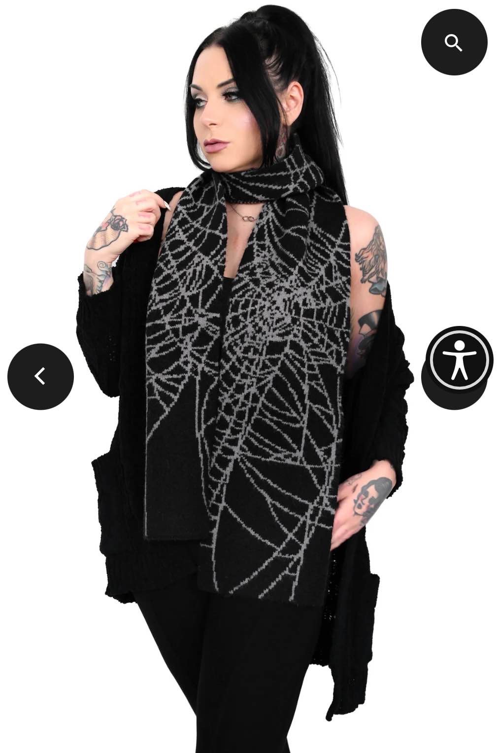 Cobwebs Scarf - No Restock! – FOXBLOOD