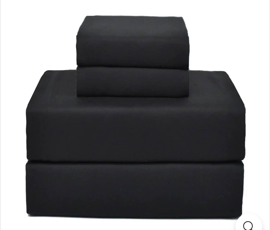 Black Bamboo Sheets (QUEEN)