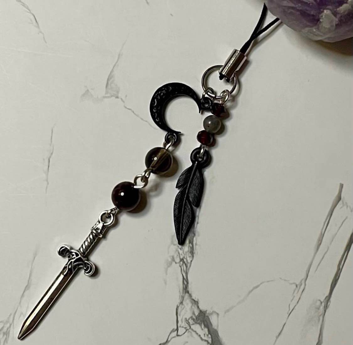 Morrigan Phone Charm