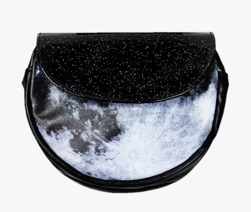 BLACK MOON CRESCENT MOON BAG