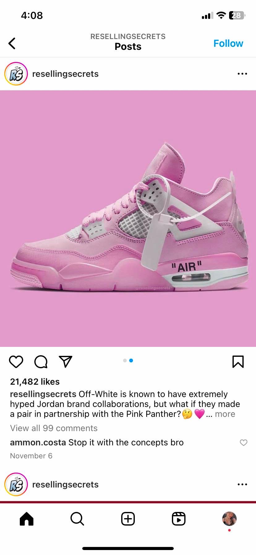 Air Jordan "Pink Panther"