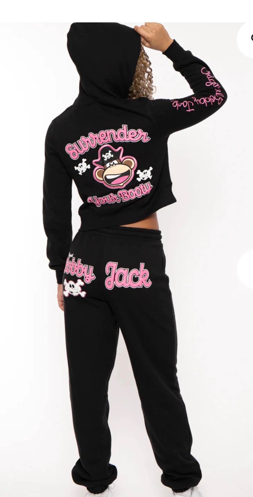 Bobby Jack Zip Up Hoodie & Pants Set - Surrender - Black – Bobby Jack Brand