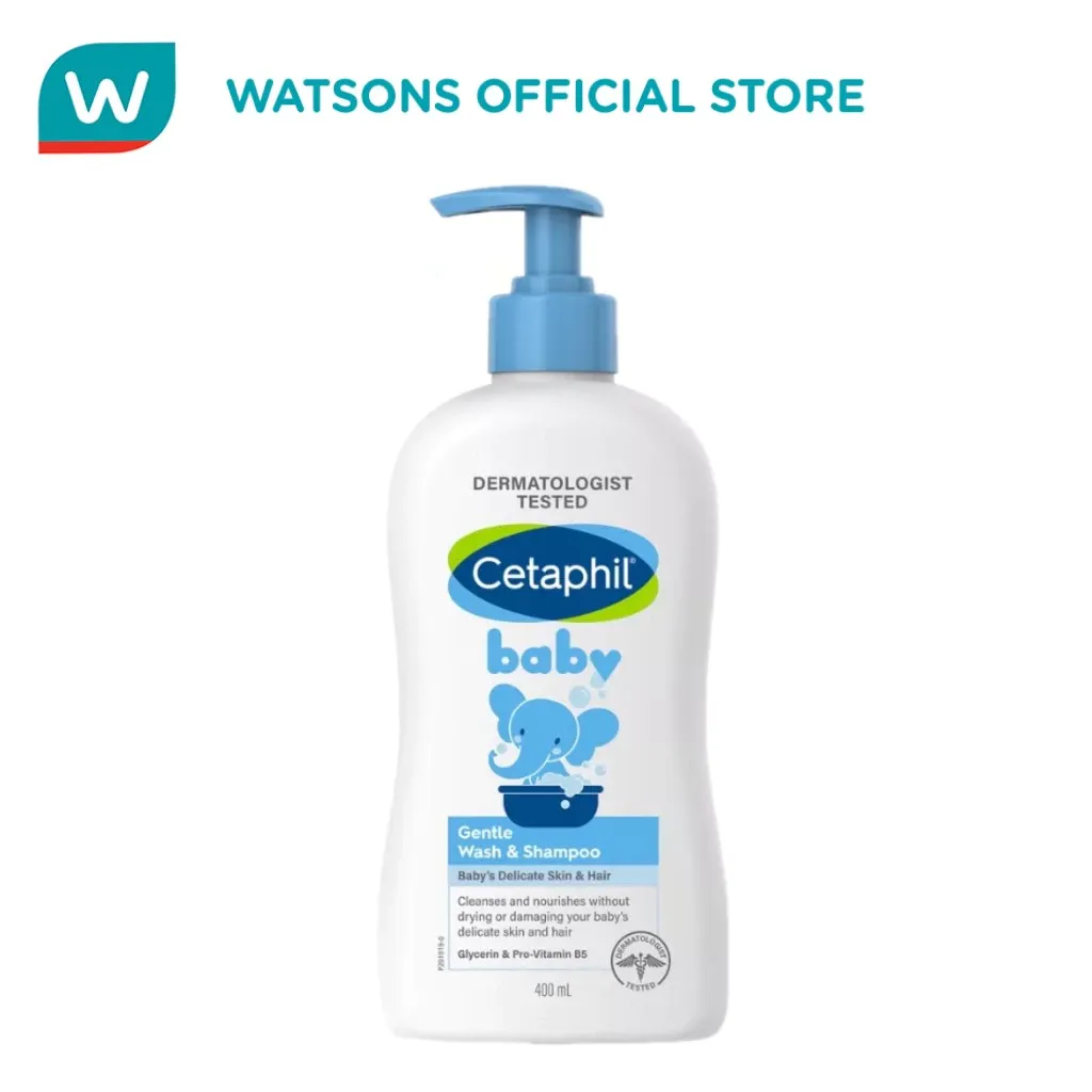 CETAPHIL Baby Wash and Shampoo Pump Bottle 400ml