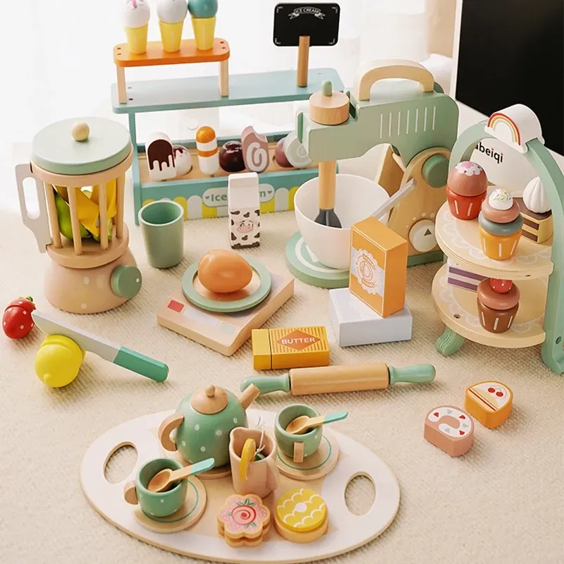 Wooden Toys Kitchen Set