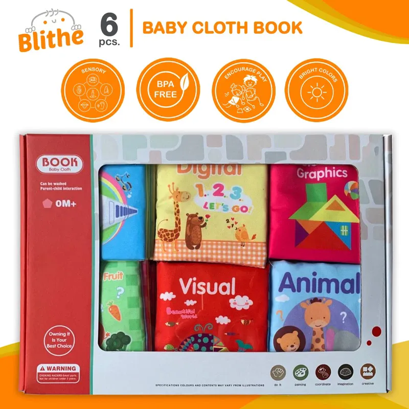 Soft cloth educational book