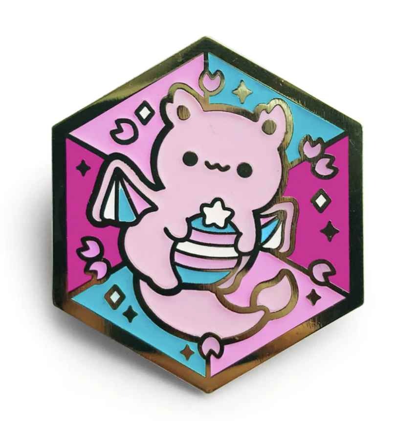 Paws of Transgender Pin