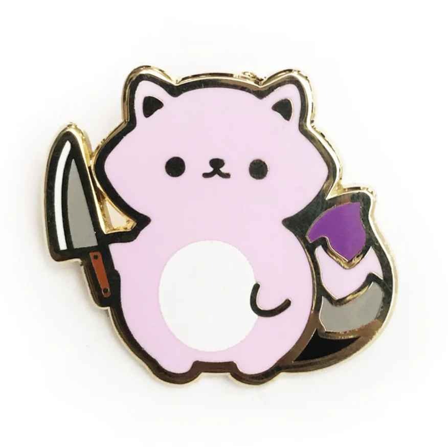 Kill Acephobia With Cuteness Pin