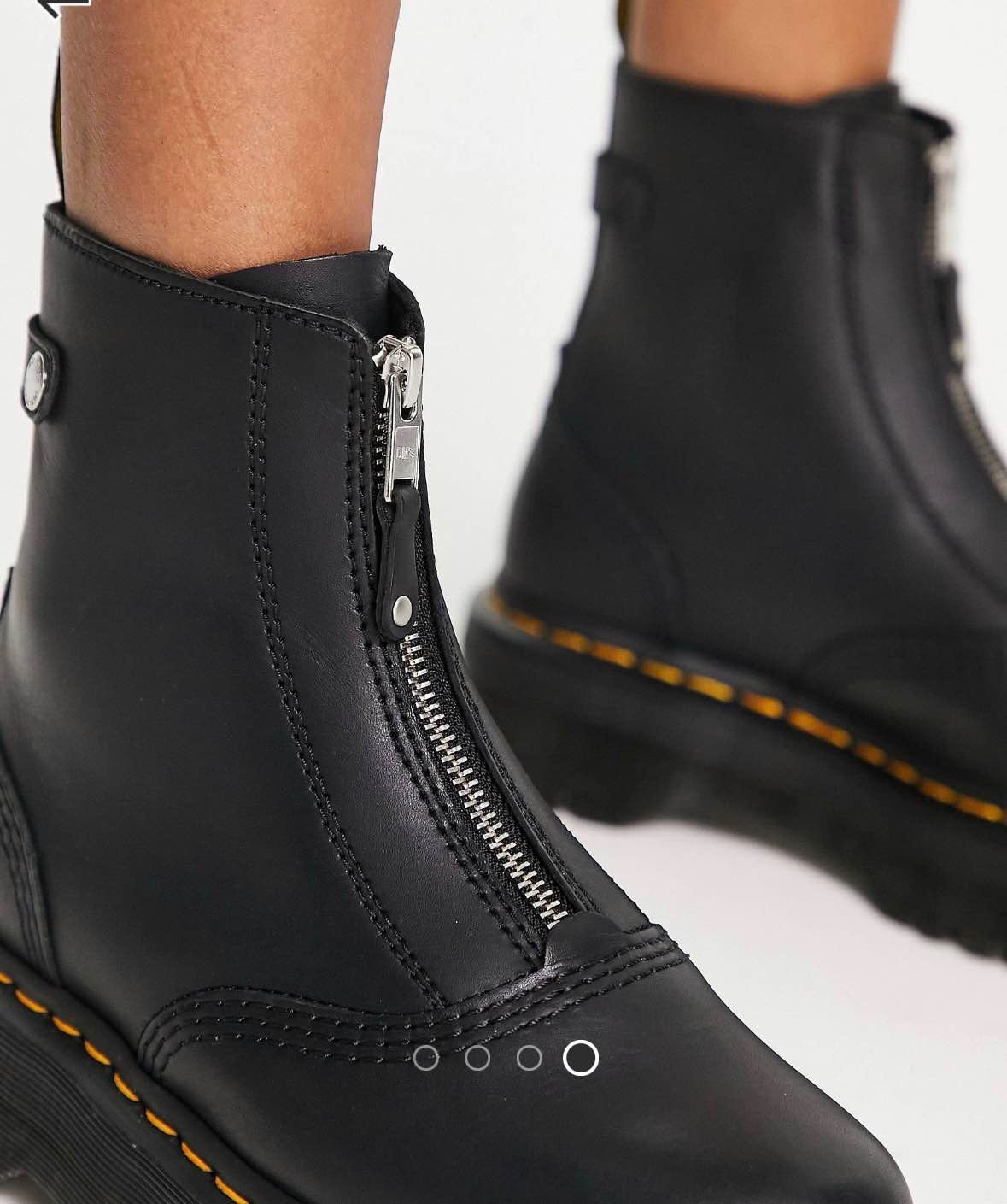 Dr.Martens Jetta zip quad boots in black