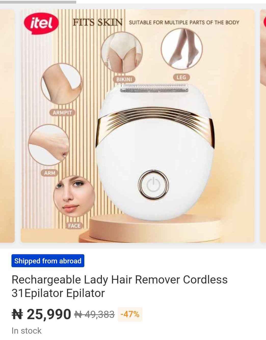 Lady hair Remover