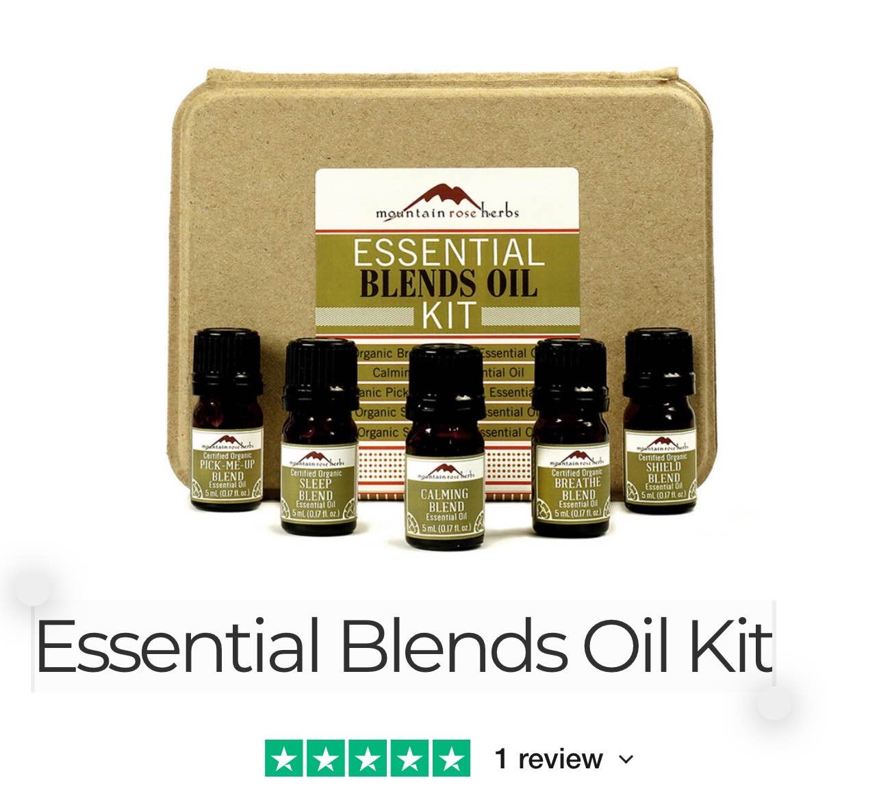 Essential Blends Oil Kit- Mountain Rose Herbs