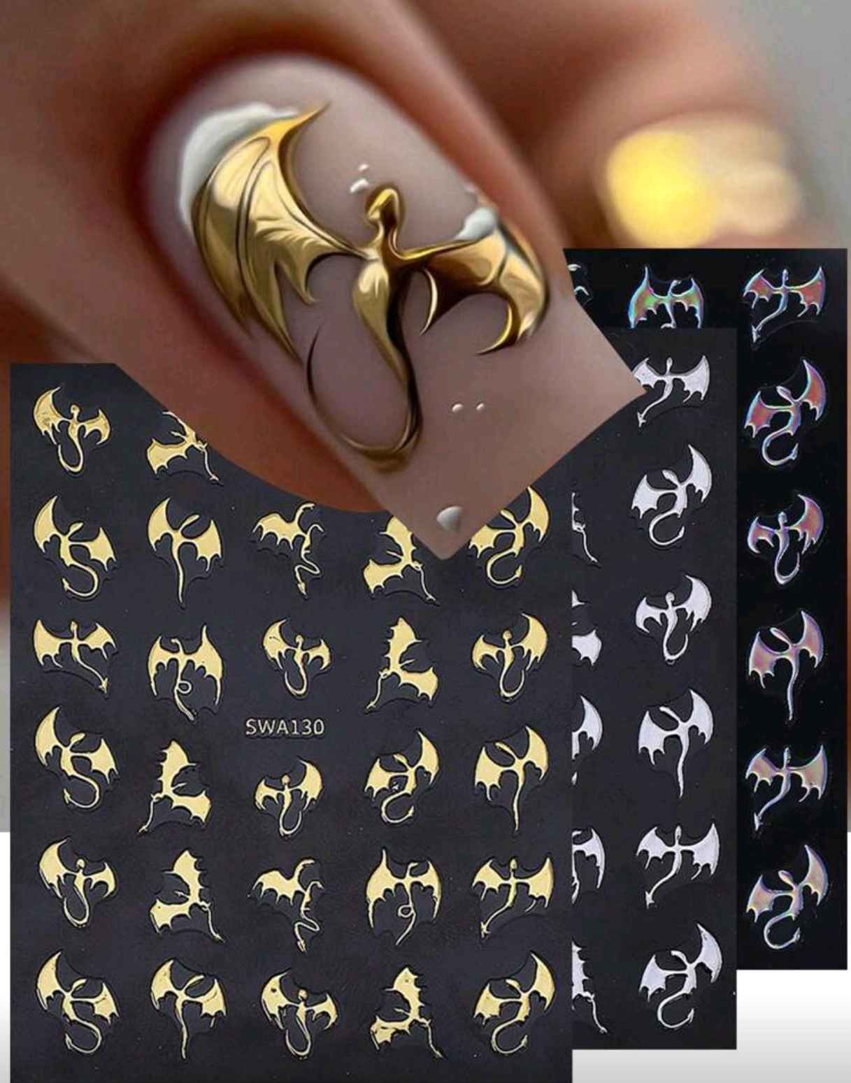 stickere unghii dragoni