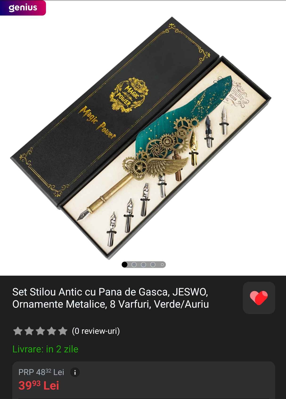 set caligrafie