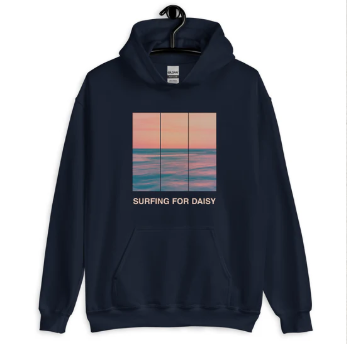 Surfing for Daisy Album Art Hoodie