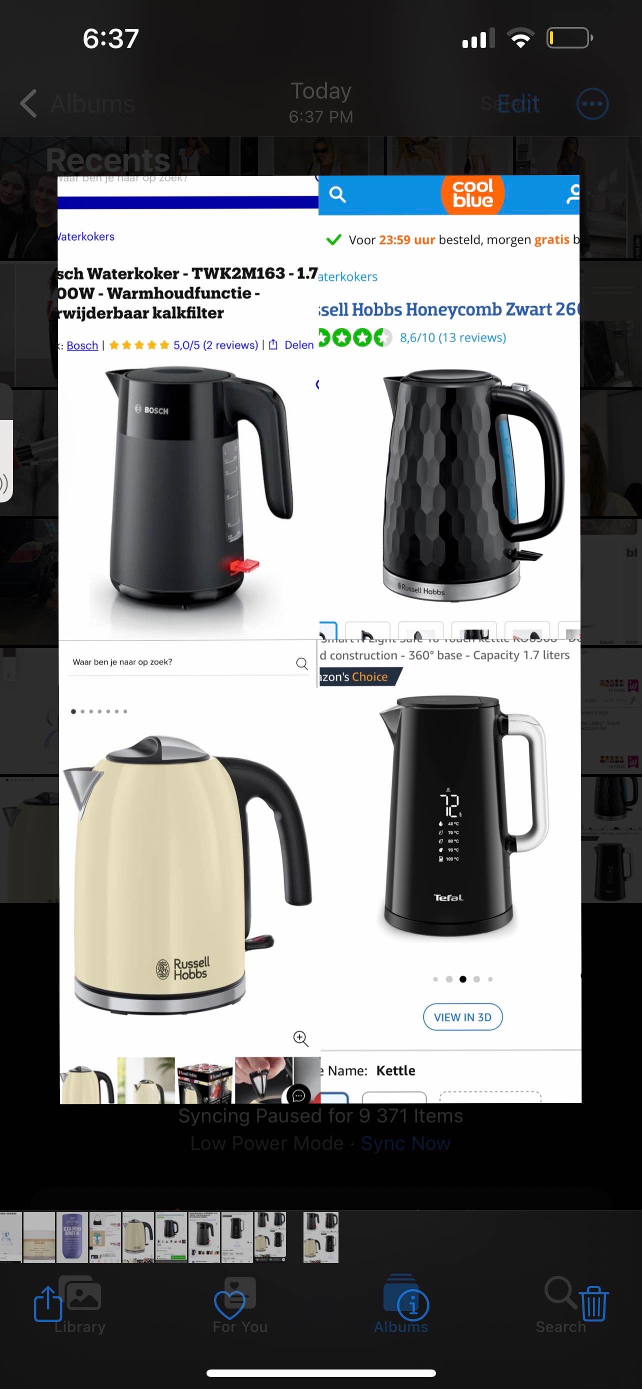 Kettle (bosch, russel hobbs, tefal)