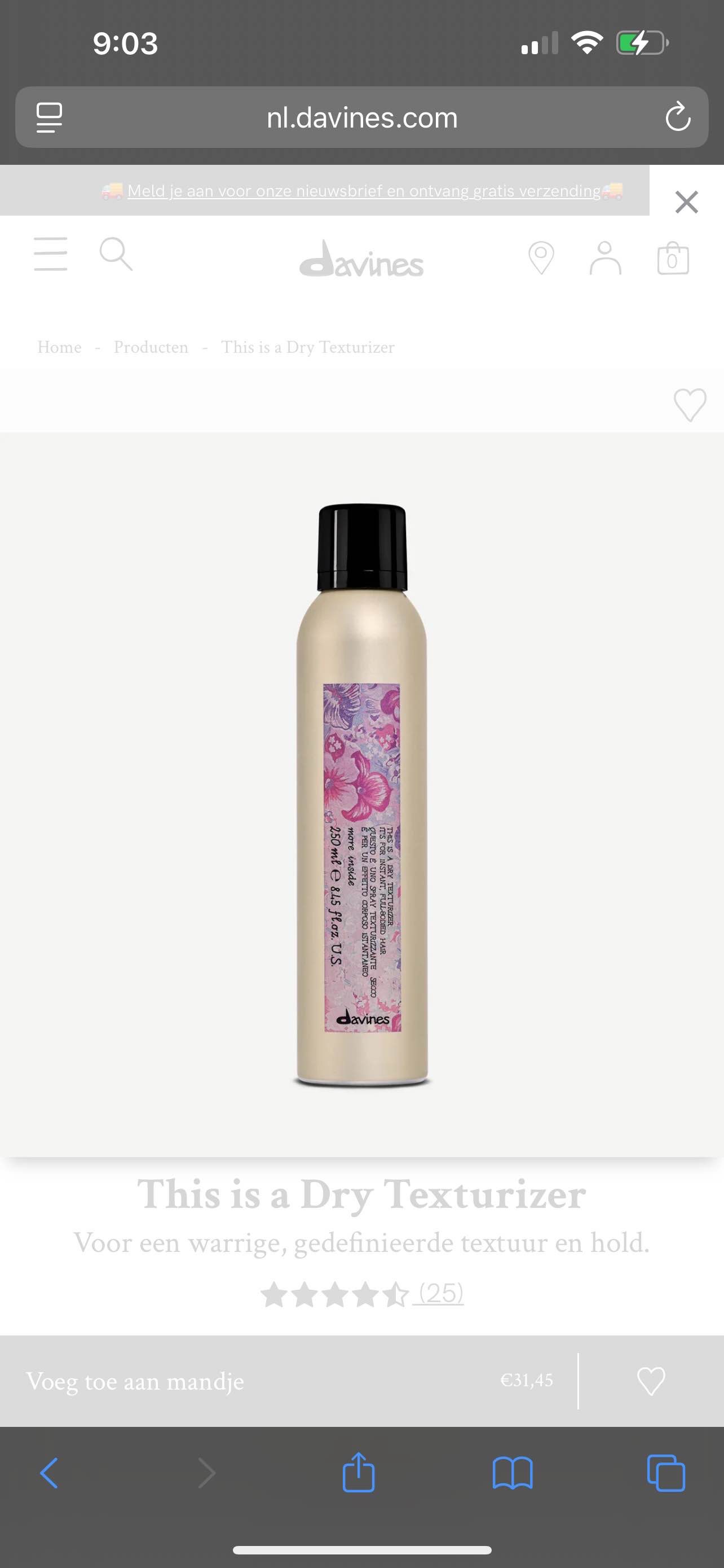 Davines Texture Spray