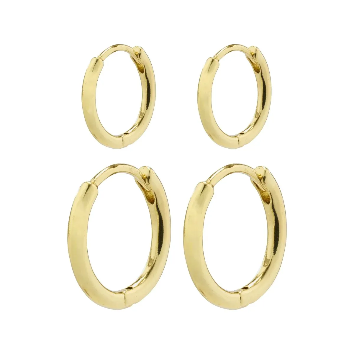 PILGRIM ARIELLA HOOPS SET GOLD PLATED