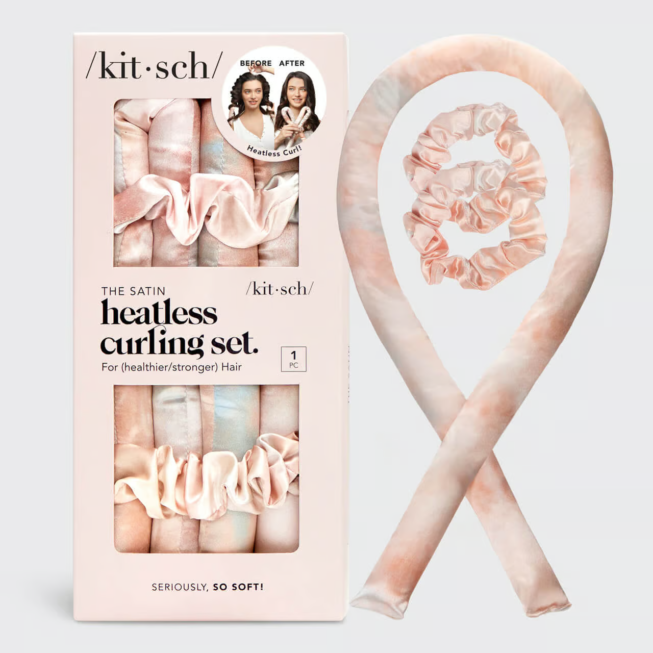 SATIN HEATLESS HAIR CURLER