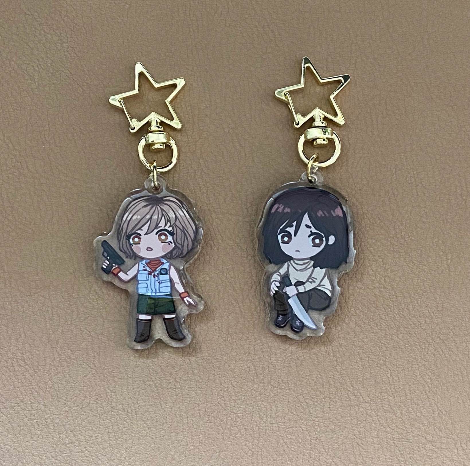 Heather + Angela charms