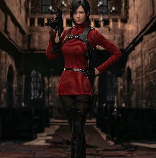 MTTOYS018 1/6 Ada Wong Female Action Figure Model Movable Eyes