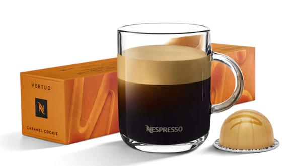 Capsules Nespresso Virtuo - Caramel cookie