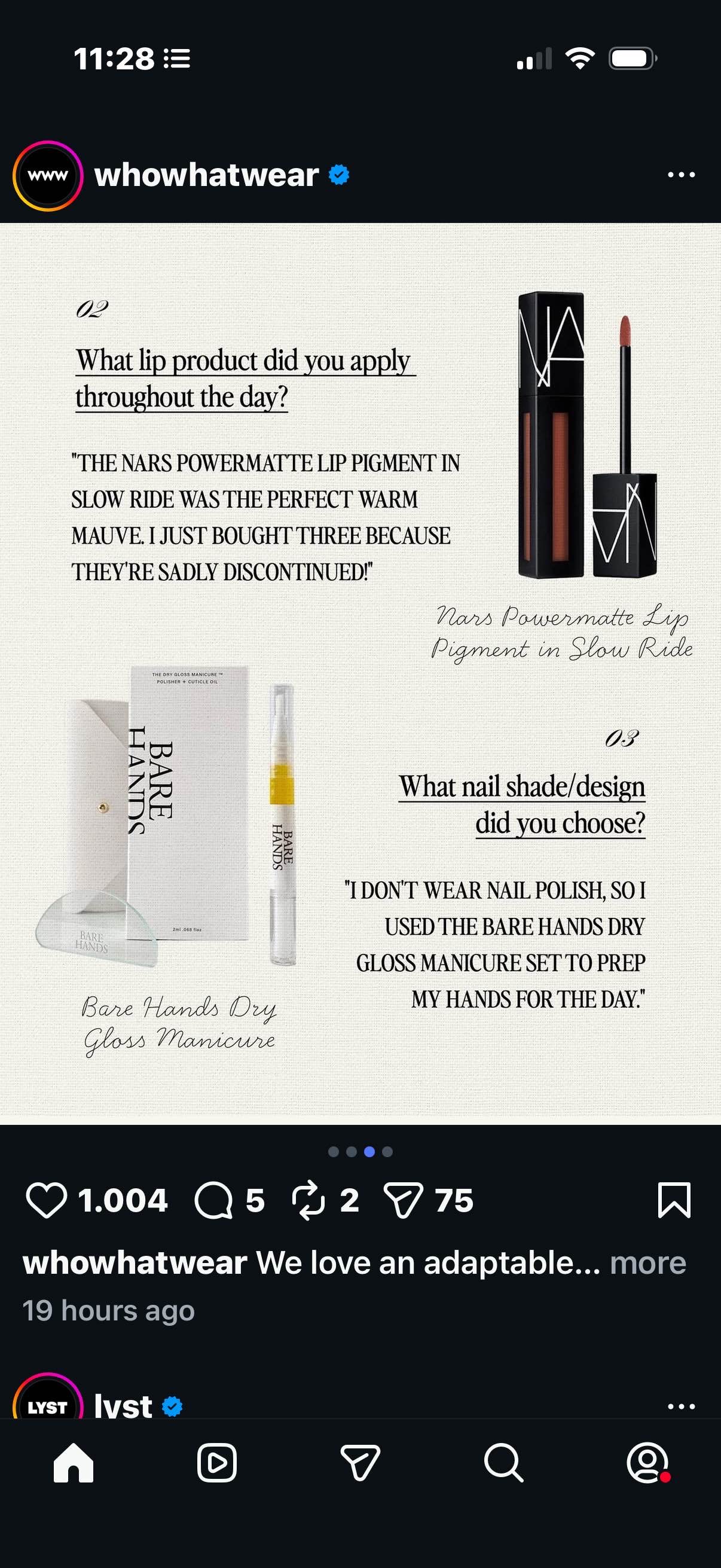 nars powermatte lip pigment slow ride