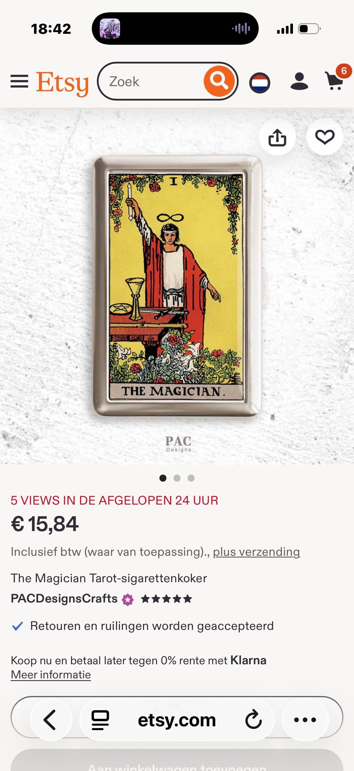 Magician cigarettes holder