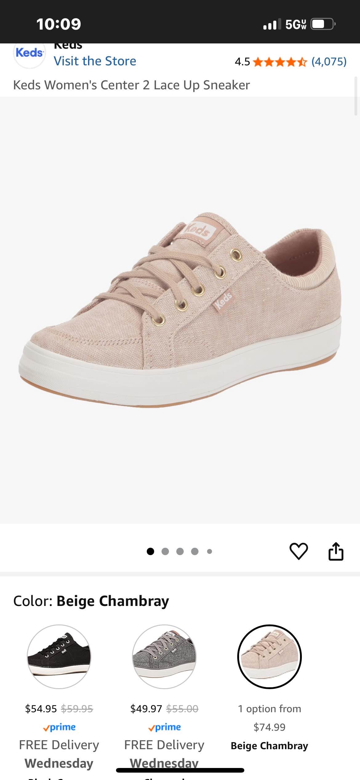 Keds Women's Center 2 Lace Up Sneaker