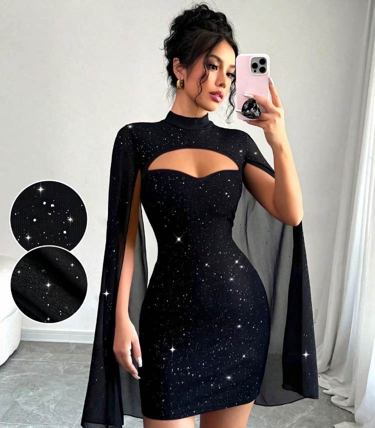 Sheer Sparkle Dress