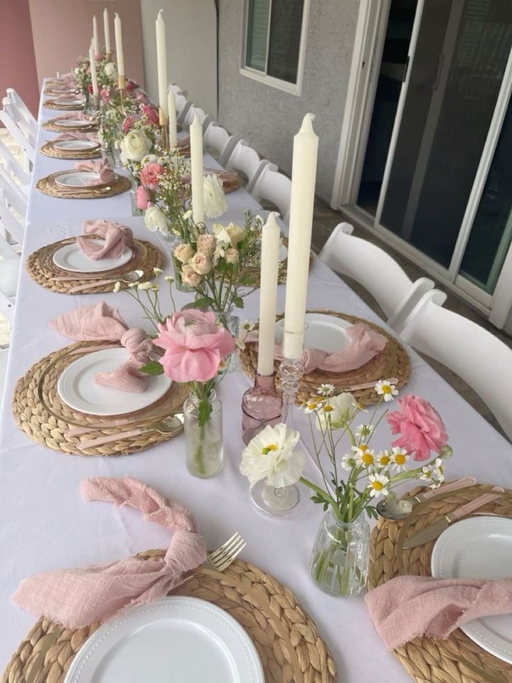 Flower decoration for Marjana's sweet 16party