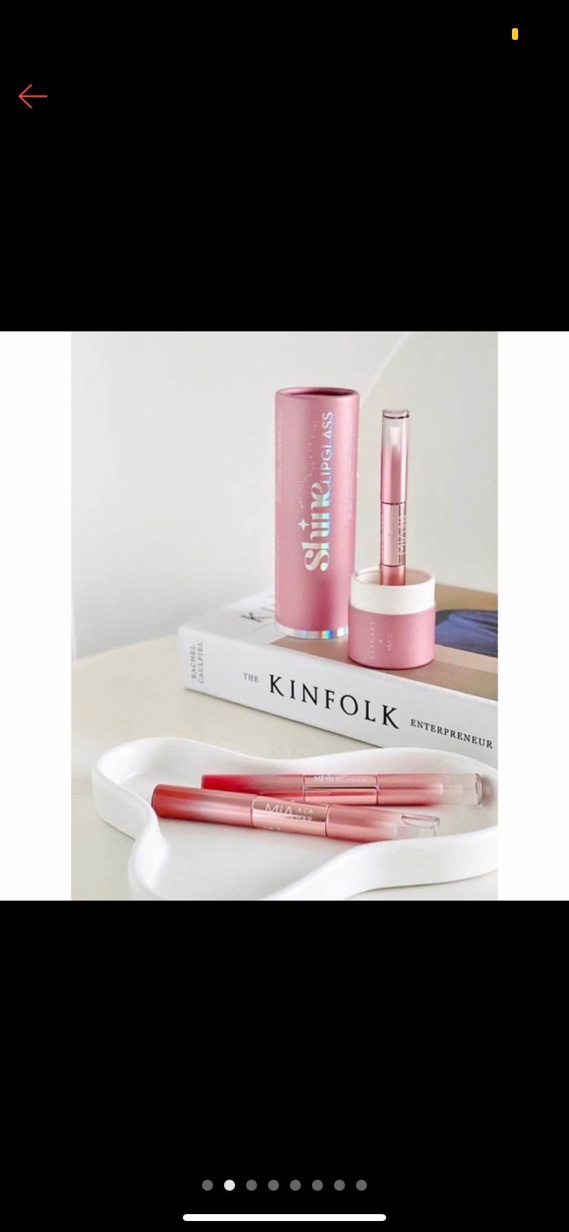 Shine lipglass x mia azhar