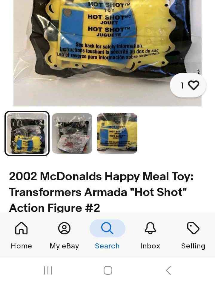 2002 McDonalds Happy Meal Toy: Transformers Armada "Hot Shot" Action Figure #2