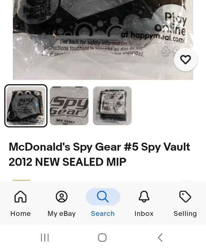 McDonald's Spy Gear #5 Spy Vault 2012 NEW SEALED MIP